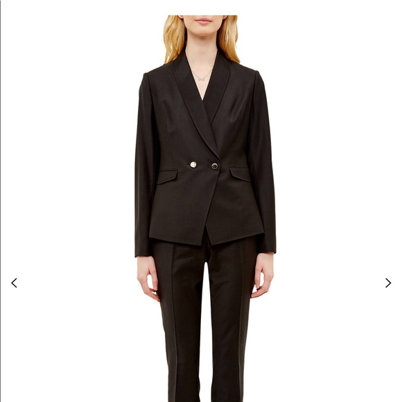 BNWT Ted Baker Tiorna Double Breasted Black Blazer - Picture 3 of 12